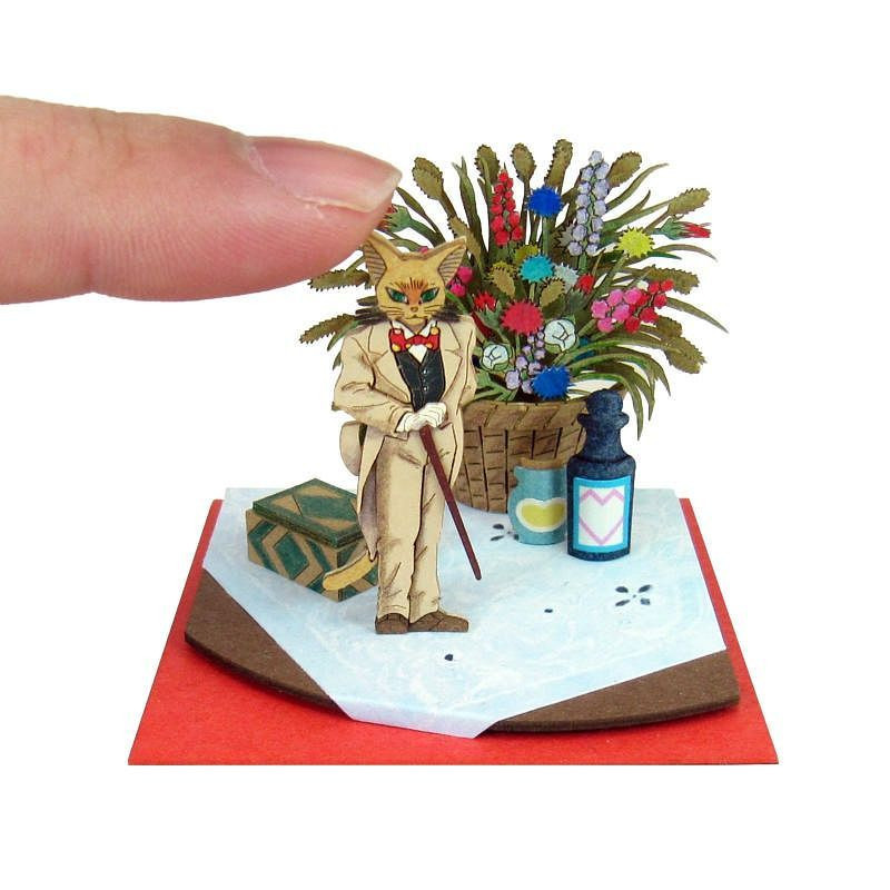 Whisper of the Heart - Miniaturart maquette papercraft Baron