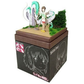 Spirited Away (Chihiro) - Miniaturart maquette papercraft Dragon Haku & Chihiro
