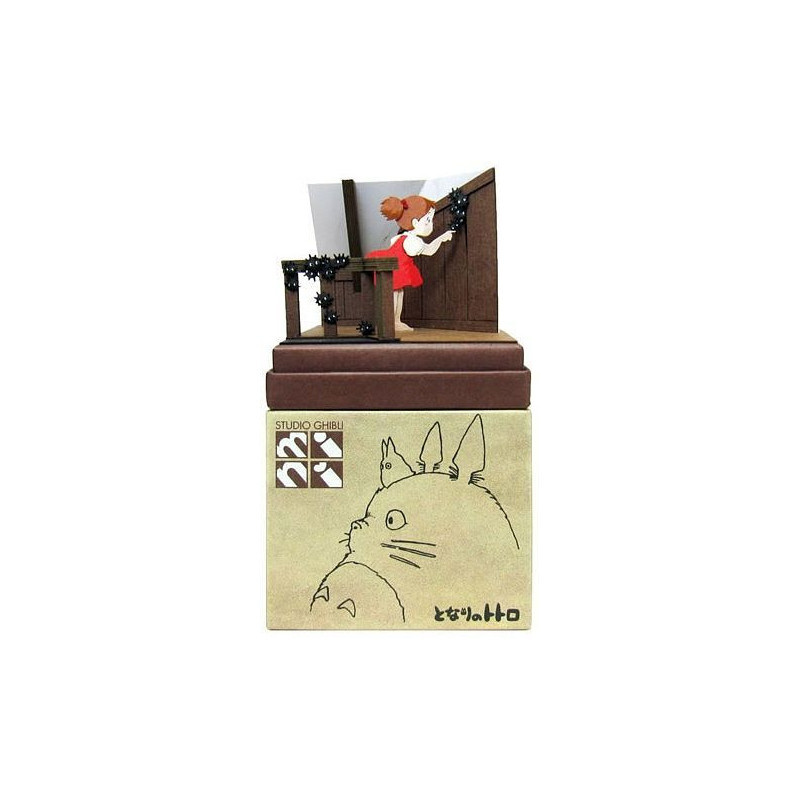 Mon Voisin Totoro - Miniaturart maquette papercraft Mei & Noiraudes