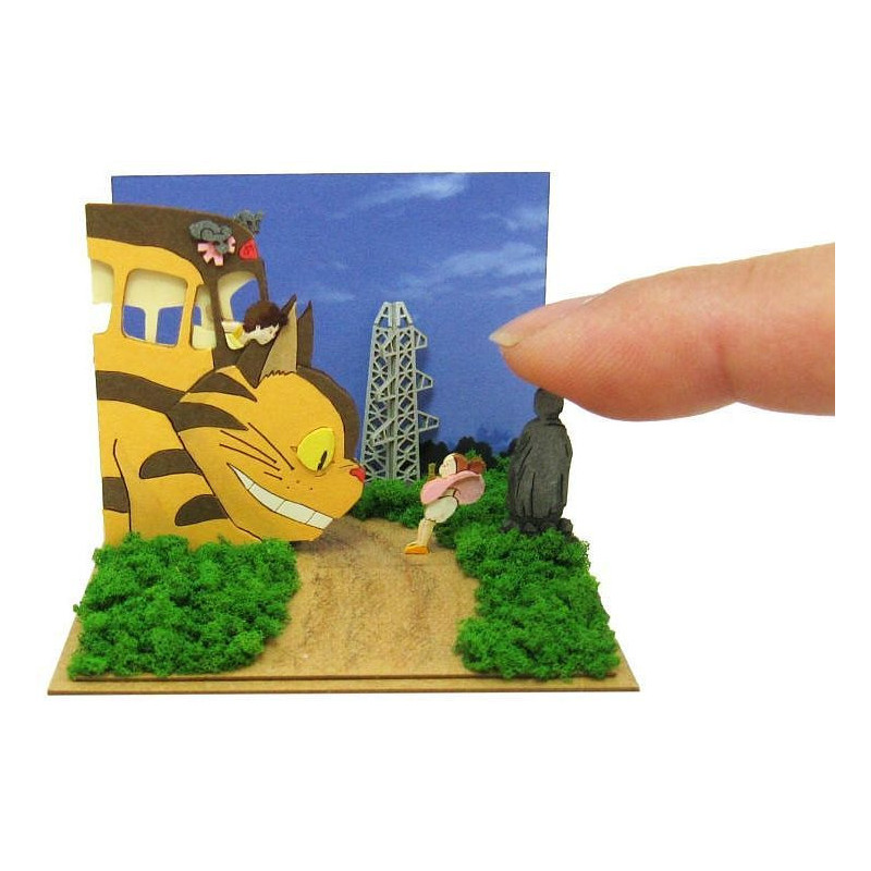 Mon Voisin Totoro - Miniaturart maquette papercraft Chatbus & Mei