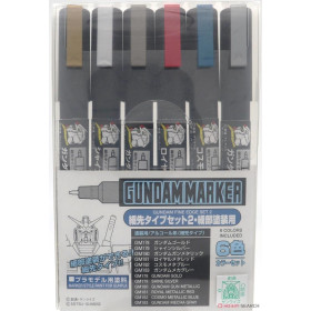 Gundam - Set de marqueurs Fine Edge Set 2