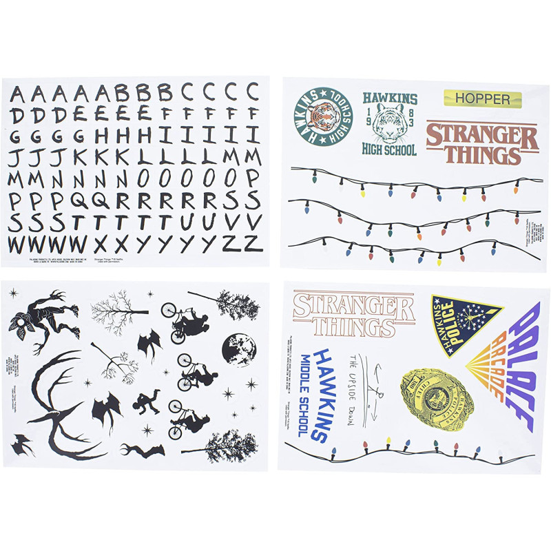 Stranger Things - Set d'autocollants gadget decals