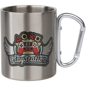 Playstation - Mug métal carabiner Logo