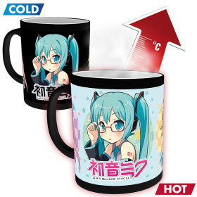 Vocaloid - Mug thermo-réactif Miku Hatsune & Groupe