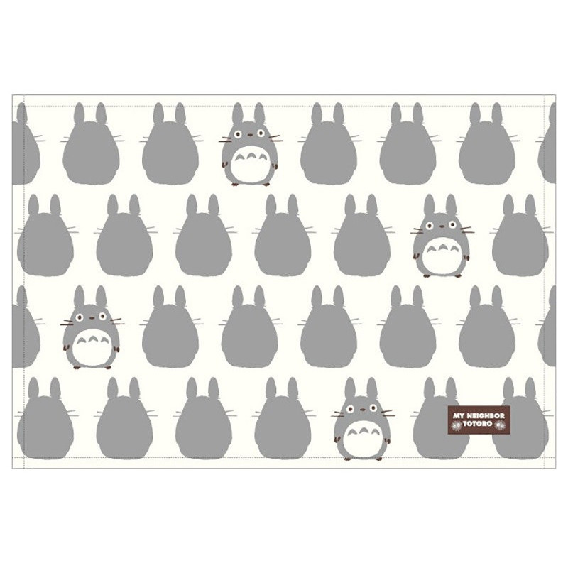 Mon voisin Totoro - Set de table Silhouette Totoro gris 33 x 48 cm