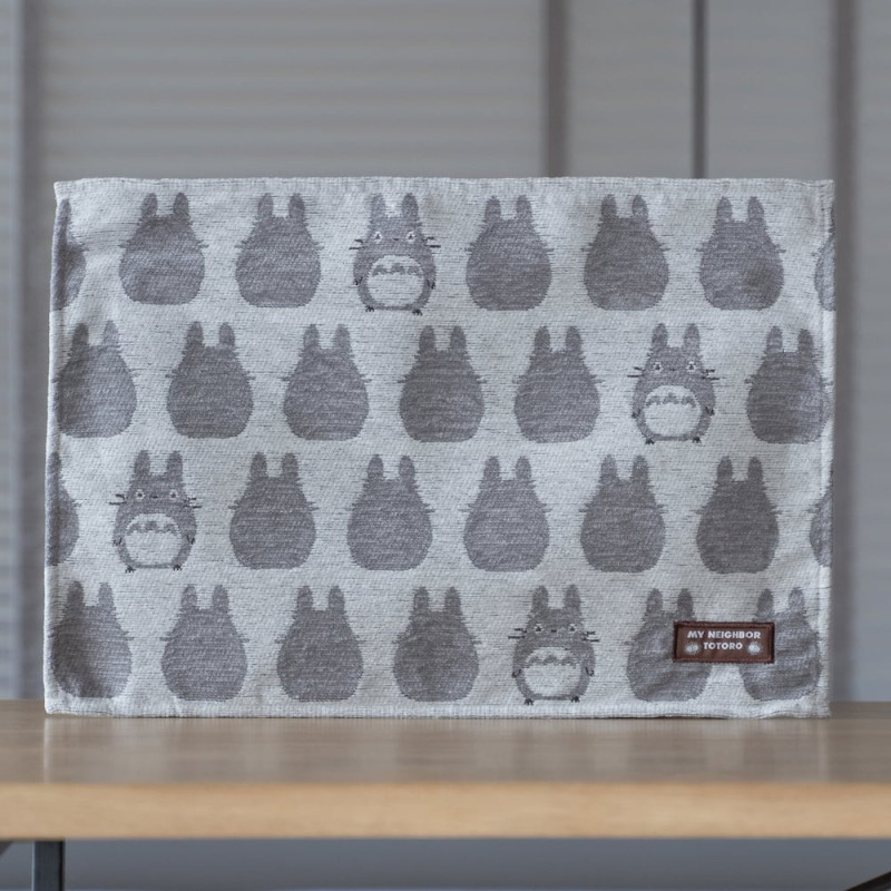 Mon voisin Totoro - Set de table Silhouette Totoro gris 33 x 48 cm