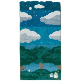 Mon voisin Totoro - Serviette de bain Sous la Lune 60 x 120 cm