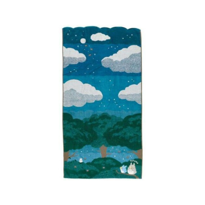 Mon voisin Totoro - Serviette de bain Sous la Lune 60 x 120 cm