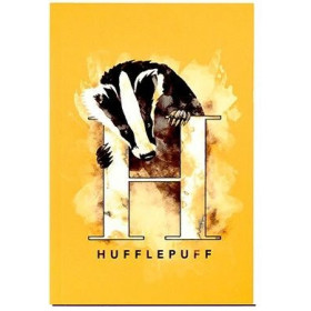 Harry Potter - Carnet souple Hufflepuff