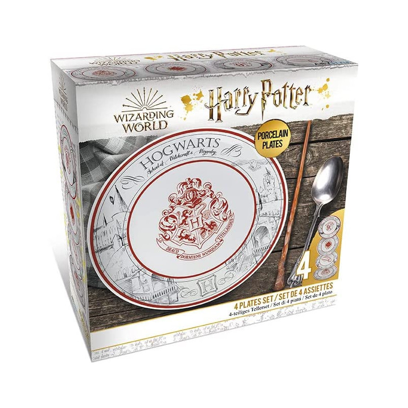 Harry Potter - Set de 4 assiettes