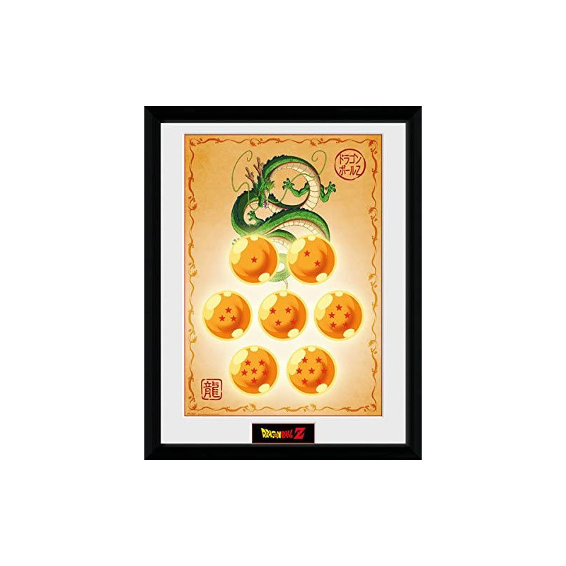 Dragon Ball - Poster encadré Shenron (30 x 40 cm)