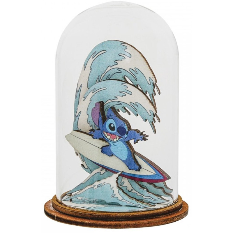 Disney : Lilo & Stitch - Figurine en cloche Stitch surf - Imagin'ères