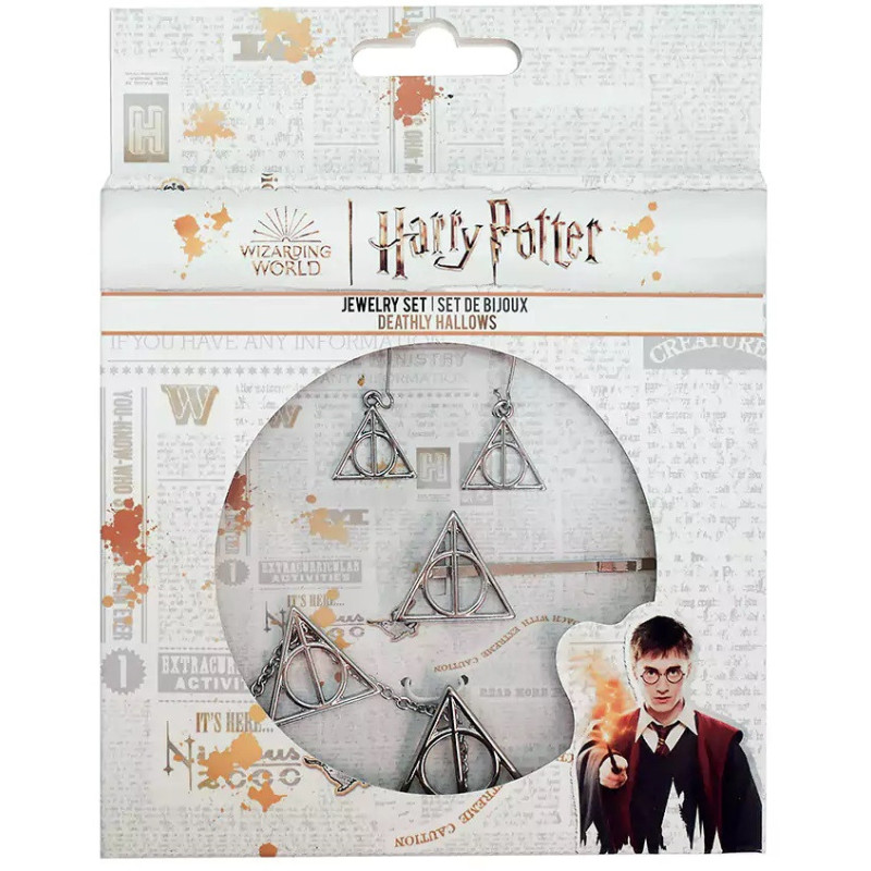 Harry Potter - Pack de 4 bijoux Deathly Hallows