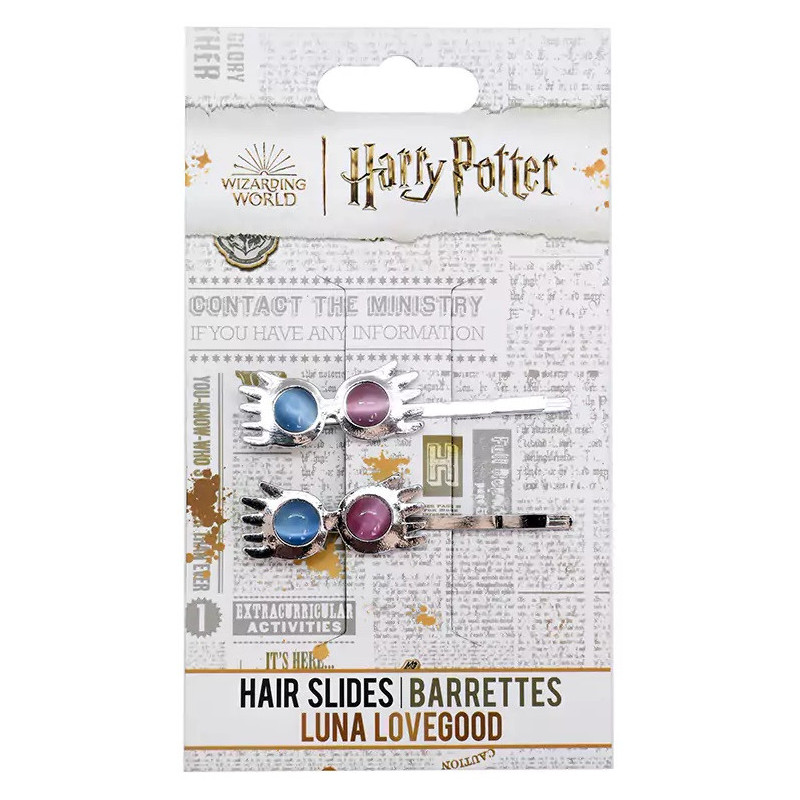 Harry Potter - Pack de 2 barrettes Lunettes de Luna Lovegood