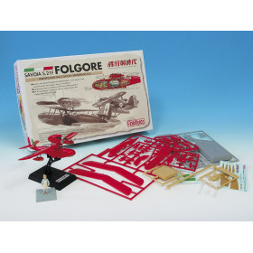 Porco Rosso - Maquette Model Kit 1/72 Savoia S.21 Seaplane Folgore Late Model