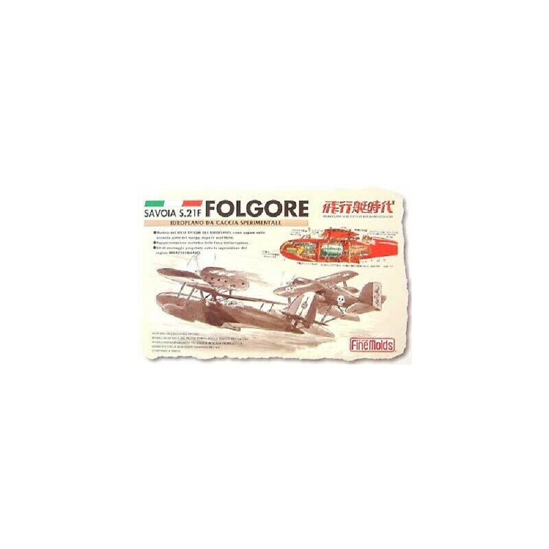 Porco Rosso - Maquette Model Kit 1/72 Savoia S.21 Seaplane Folgore Late Model