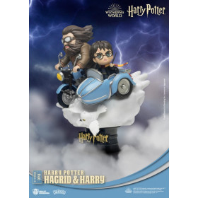 Harry Potter - Figurine Diorama D-Stage Hagrid & Harry New Version 15 cm