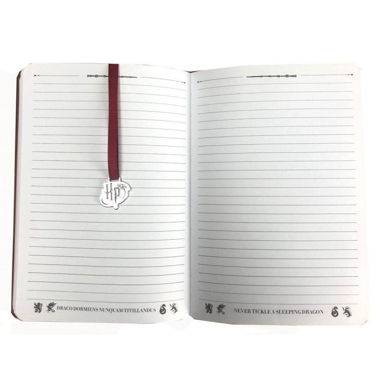 Harry Potter - Carnet A5 Hogwarts Crest (rouge)