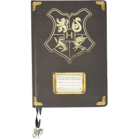 Harry Potter - Carnet A5 Hogwarts Crest (noir)