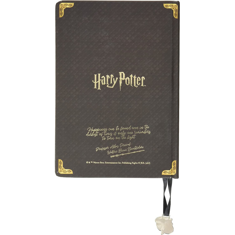 Harry Potter - Carnet A5 Hogwarts Crest (noir)