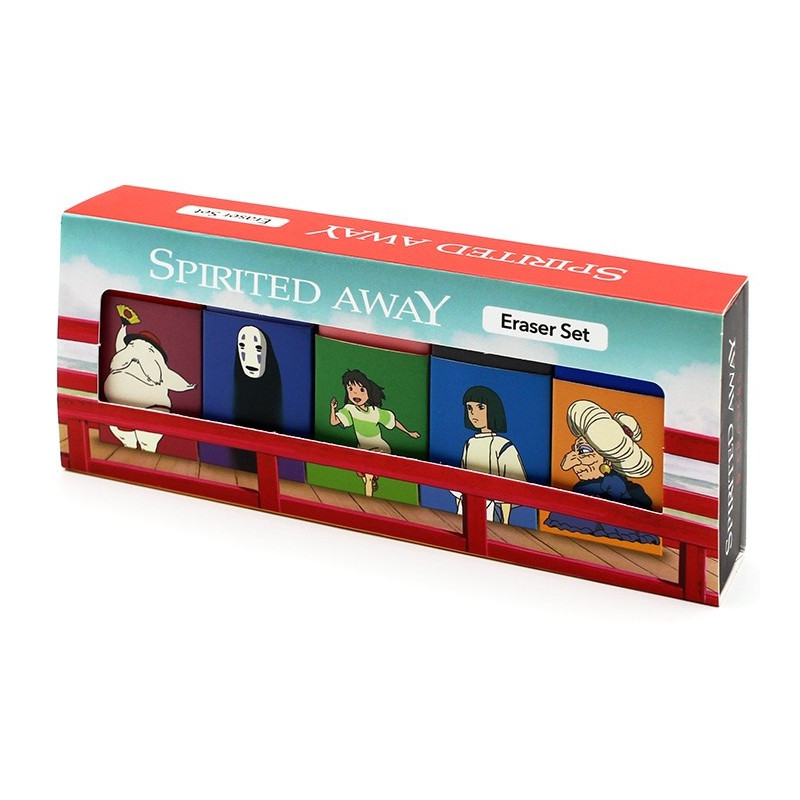 Spirited Away (Chihiro) - Set de 5 gommes