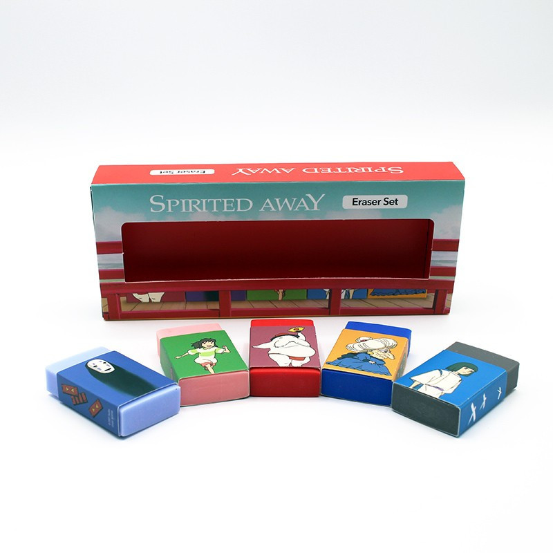 Spirited Away (Chihiro) - Set de 5 gommes