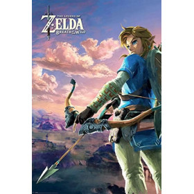 Zelda - Grand poster Breath of the Wild Link (61 x 91,5 cm)