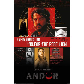 Star Wars : Andor - Grand poster For The Rebellion (61 x 91,5 cm)