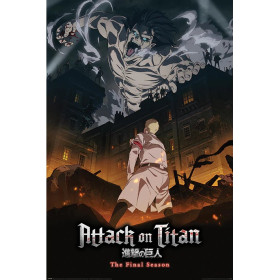 L'Attaque des Titans - Grand poster Eren Onslaught (61 x 91,5 cm)