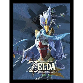 The Legend of Zelda - poster encadré Breath of the Wild Revali (30 x 40 cm)