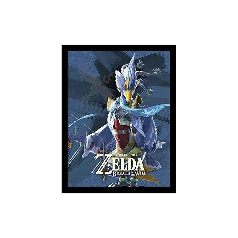 The Legend of Zelda - poster encadré Breath of the Wild Revali (30 x 40 cm)