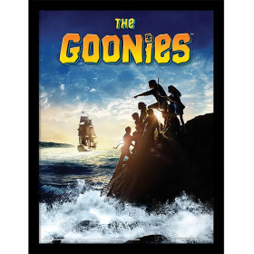The Goonies - poster encadré Pirate Ship (30 x 40 cm)