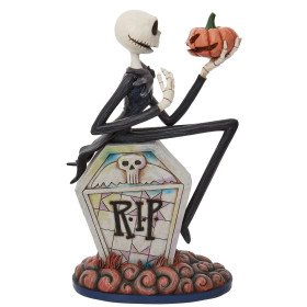 Nightmare Before Christmas - Traditions - Statue JAck on Gravestone