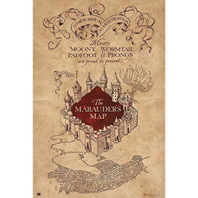 Harry Potter - Grand poster Marauder's Map (61 x 91,5 cm)