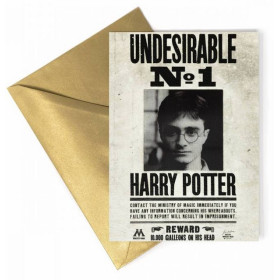 Harry Potter - Carte de voeux lenticulaire Harry Undesirable No.1