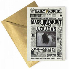 Harry Potter - Carte de voeux lenticulaire Mass Breakout From Azkaban