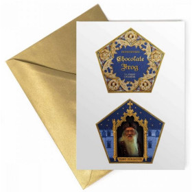 Harry Potter - Carte de voeux lenticulaire Chocolate Frog Packaging