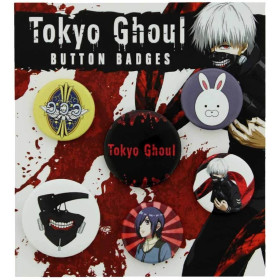 Tokyo Ghoul - Set de 6 Badges