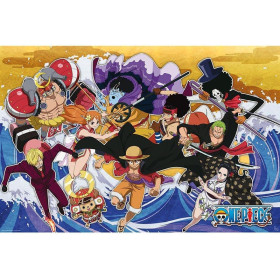 One Piece - grand poster L'équipage au Pays de Wano" (61 x 91,5 cm)