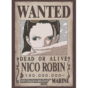 One Piece - poster Wanted Nico Robin (52 x 38 cm)