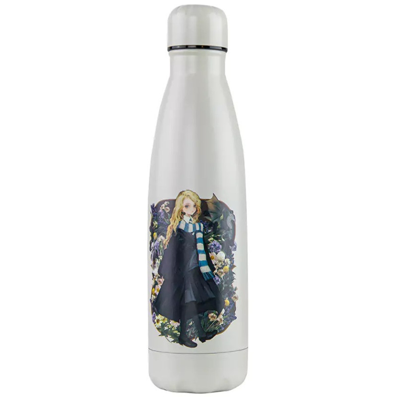 Harry Potter - Bouteille en aluminium 500 ml rouge thème Hogwarts