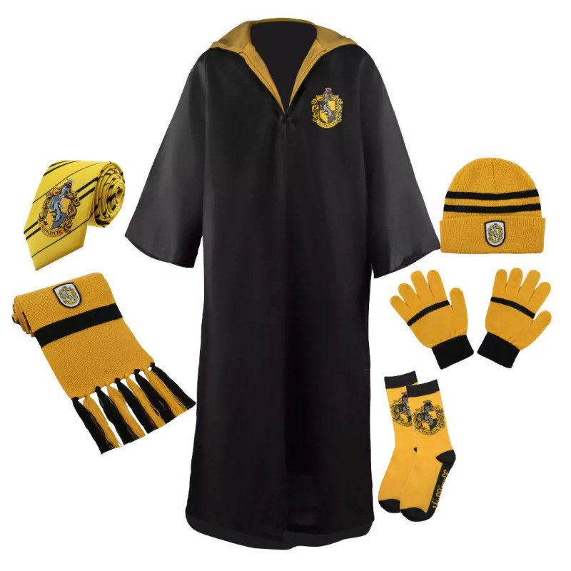 Harry Potter - Pack déguisement sorcier Hufflepuff (adulte)