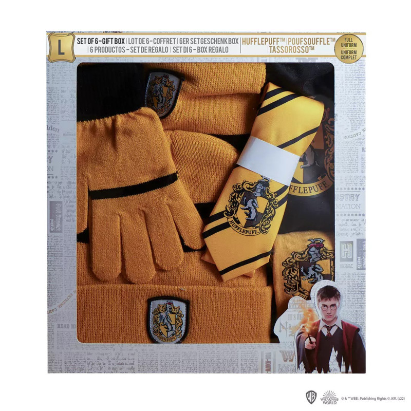 Harry Potter - Pack déguisement sorcier Hufflepuff (adulte)