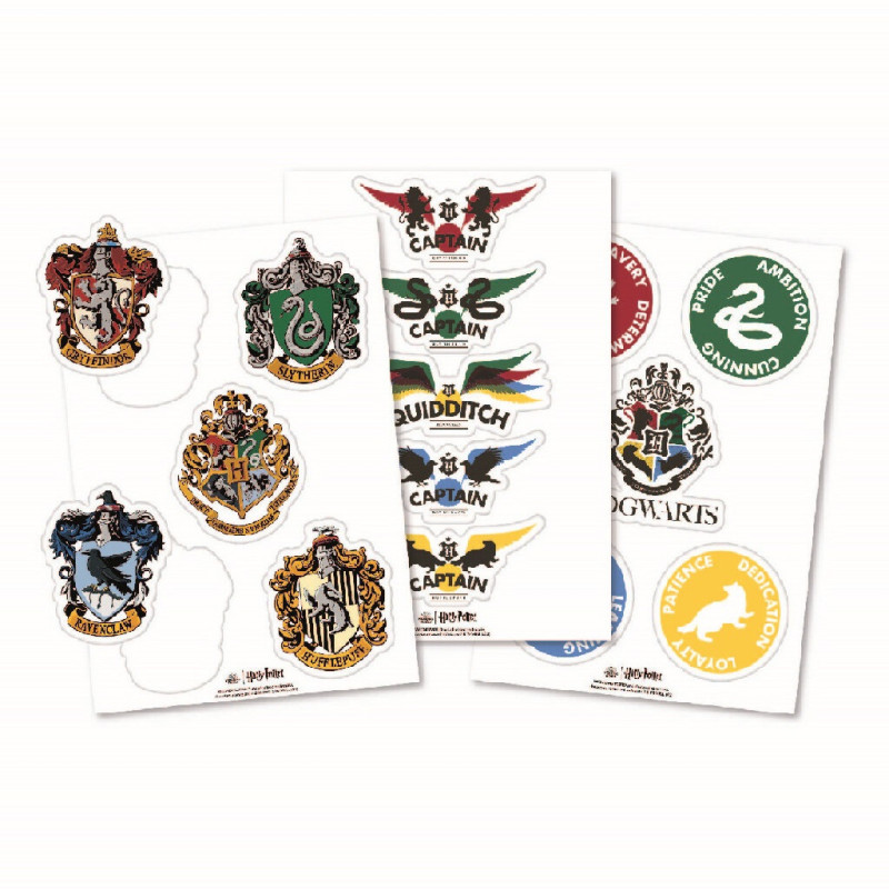 Harry Potter - Set de stickers autocollants House Pride