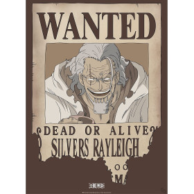 One Piece - poster Wanted Rayleigh (52 x 38 cm)