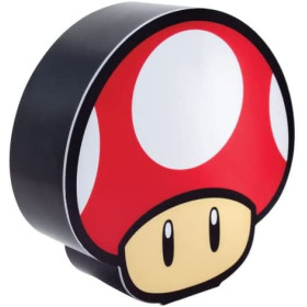 Super Mario - Lampe veilleuse 15 cm Champignon Rouge