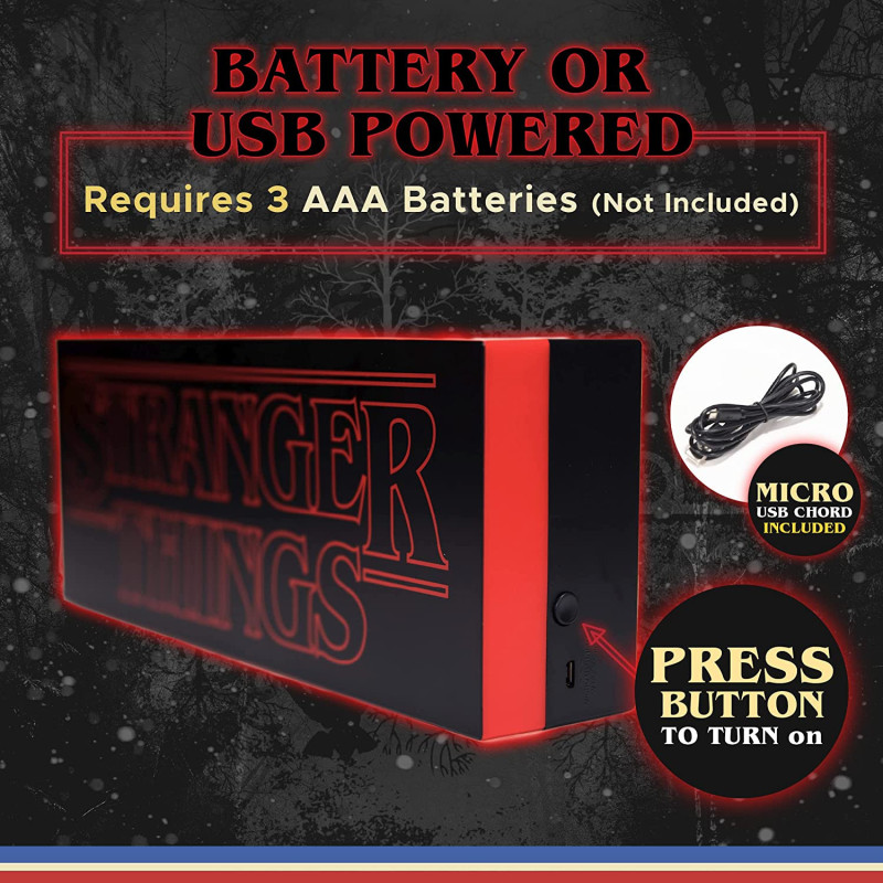 Stranger Things - Lampe Logo