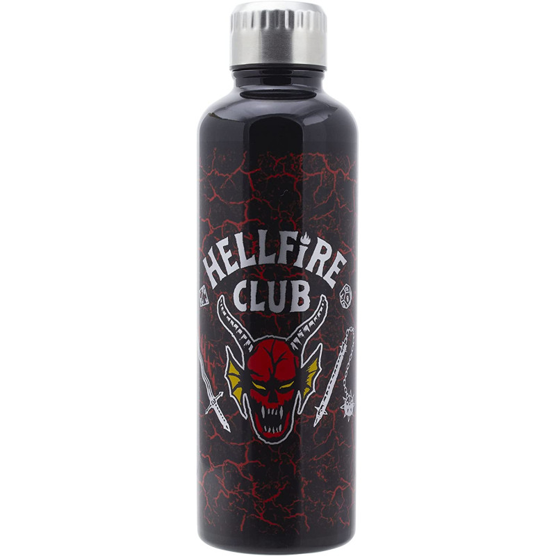 Stranger Things - Bouteille gourde acier inoxydable Hellfire Club