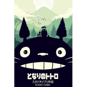 Mon Voisin Totoro - Grand poster 61 x 91 cm