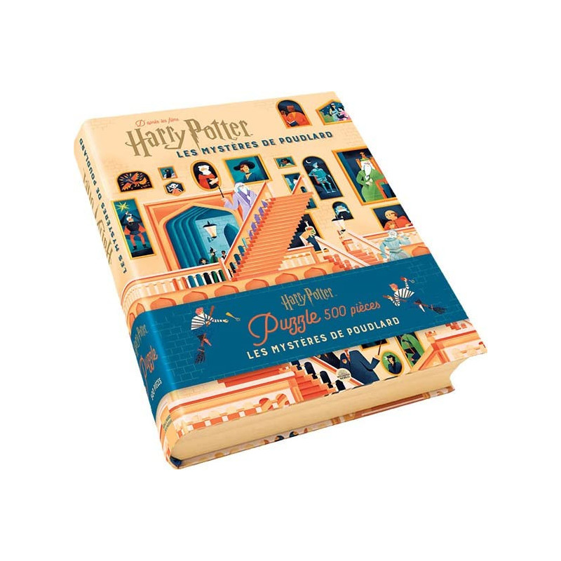 Harry Potter - Les Mystères de Poudlard: Livre et puzzle 500 pièces